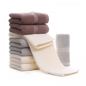 Face towel custom logo face towels 100 cotton wholesale hand towel