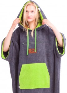 Adult Kids Beach Surf Swim Diving Hooded Poncho Changing Towel
