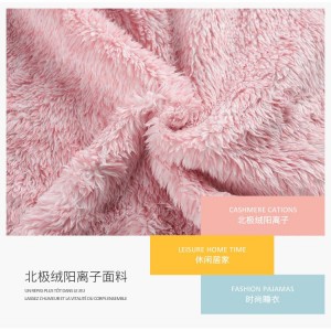 Women’s Plush Fleece Bathrobe Winter Warm Long Hair Shaggy