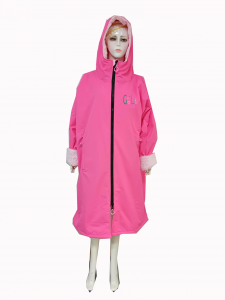 New colour -Fluorescent pink-Warm waterproof Changing robe
