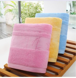 100% Bamboo Face Fiber Bath Towel wholesale small MOQ