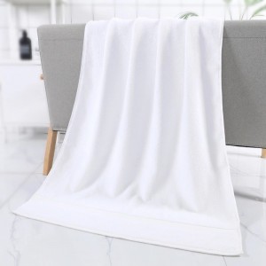Wholesale Cotton Luxury Satin 80*160cm 800g Bath Towel for Hotel
