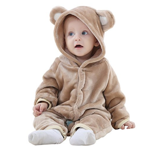 Children pajamas hooded flannel fleece snug-fig footless