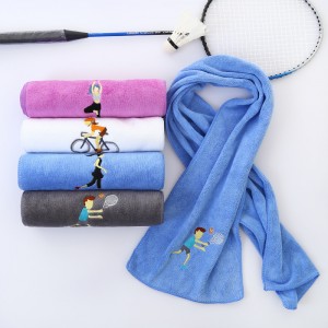 sports towels wholesale microfiber fitness towels wipe sweat yoga golf towels print logo