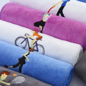 sports towels wholesale microfiber fitness towels wipe sweat yoga golf towels print logo