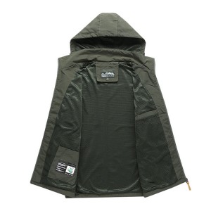 Rain Shell Jacket Raincoat With Hood Men’s Lightweight Waterproof
