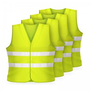 Reflective work safety vest for lifesaver mens with custom logo