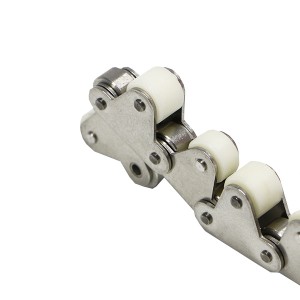 SS Top Roller Conveyor Chains for Short Pitch or Double Pitch Straight Plate