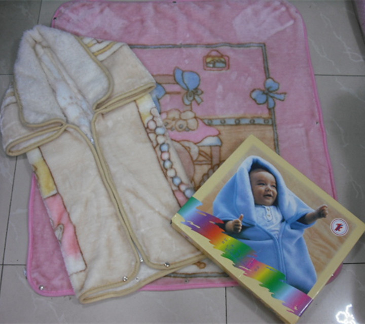 Factory Polyester baby blanket sac