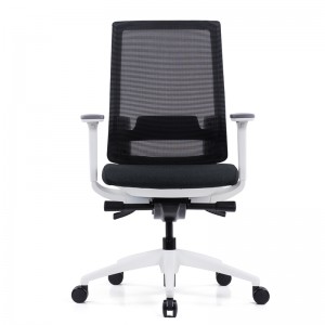 Sedia da ufficio girevole esecutiva ergonomica regolabile con schienale medio