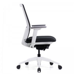 Cadeira de escritório giratória ergonômica ajustável ergonômica executiva com rolamento intermediário