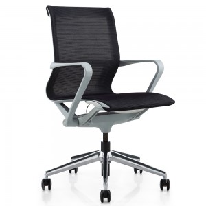 Sedia da ufficio ergonomica con rete ad alto schienale elastico per casa o ufficio