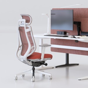 Cadeira giratória para escritório executivo com estofamento moderno