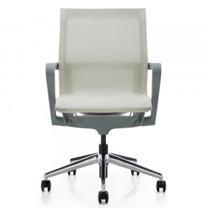 Высококачественный офисный стул из полированного алюминиевого основания, мебель из полиуретана, офисный стул на роликах