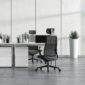 Chaise de bureau ergonomique en maille Goodtone avec appui-tête