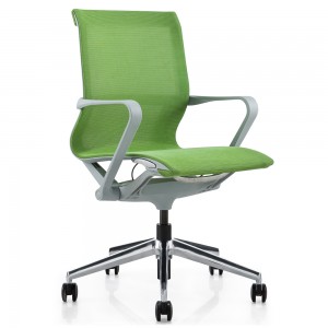 Ergonomiczne krzesło biznesowe o nowoczesnym designie, z pełną siatką