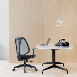 Silla de oficina giratoria de malla ergonómica con respaldo moderno a precio de fábrica de diseño moderno