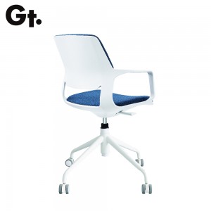Ergonomiczne krzesło biurowe dla gości konferencyjnych z tkaniny