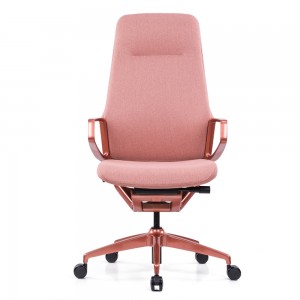 Pink Fabric Executive Office Chair