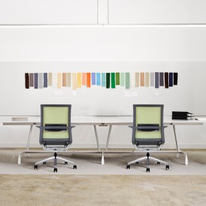 Современный вращающийся офисный сетчатый стул с колесной мебелью для домашнего офиса