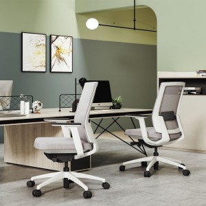 Commercial Furniture Swivel Office Visitor Chair Parts Black Ergonomic Swivel Office Chair Computer Desk Chair