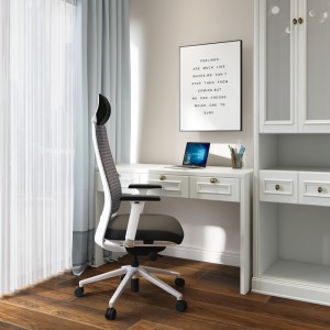 Modern home staff furniture executive ergonomic mesh swivel revolving office manager task chair