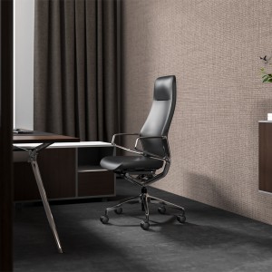 Sedie per computer di fabbrica di buona qualità sedia da ufficio moderna girevole in pelle con schienale alto e attività di lusso