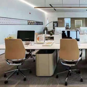 Cadeiras de computador de boa qualidade de fábrica, tarefas de luxo, cadeira de couro moderna, cadeira de escritório giratória com encosto alto