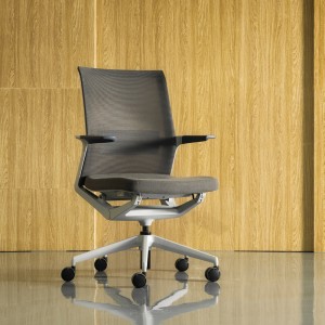 Эргономичный компьютерный стол с сеткой для персонала средней спины и поясничной поддержки, офисное кресло