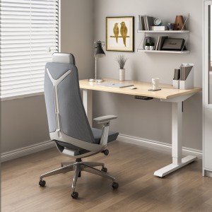 Luksuzni ergonomski pisarniški stol z nastavljivim hrbtom in ledveno oporo Voditeljski delovni vrtljivi mrežasti stoli za pisarno na delovni postaji
