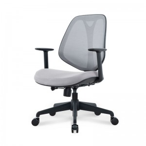 Nowoczesny projektant Cena fabryczna Mid-back Ergonomiczne obrotowe krzesło biurowe z siatki