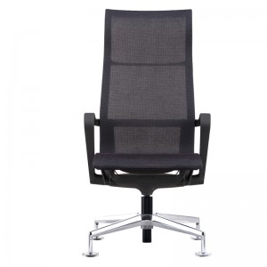 Prov-A1 ブラック メッシュ会議椅子
