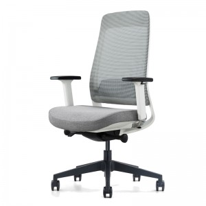 Comfortabele ergonomische bureaustoel met rugsteun en 4D-armleuning