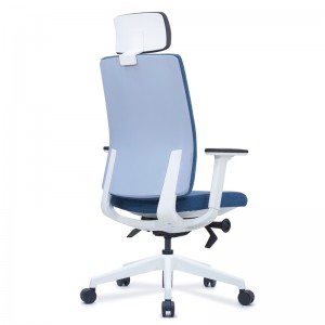 Ergonomiczne krzesło biurowe obrotowe Goodtone z wysokim oparciem
