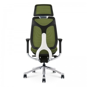Home Office Chair Ergonomic Chair Mesh Computer Chair with Lumbar Support Armrest Executive Rolling Swivel Adjustable High Back Task Chair for Adults, Green
