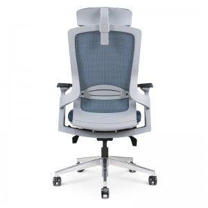 Wysokiej jakości, duże, ergonomiczne krzesło biurowe z wysokim oparciem dla grubej osoby