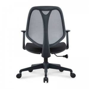 Cadeira de escritório giratória de malha ergonômica com encosto médio e preço de fábrica de designer moderno