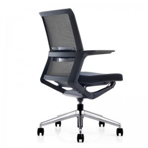 佛山市のオフィスチェア卸売安い人間工学に基づいた椅子、フットレスト付き