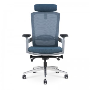 Chaise de bureau en mousse à mémoire de forme à siège large au design cool avec appui-tête réglable