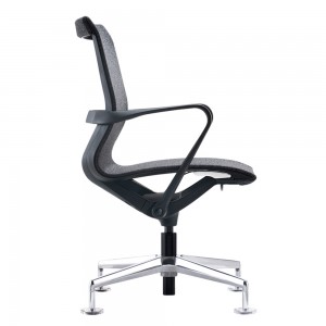 Prov-1 เก้าอี้สำนักงานประชุมผ้าสีดำ