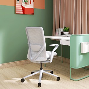 Wholesale Office Chair Best Ergonomic Bedroom White Fabric Desk Chair