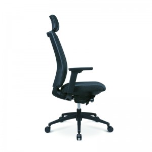 Buona vendita Sedia da ufficio con braccioli 3D di alta qualità regolabile con schienale alto e poggiatesta