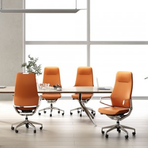 Goodtone Furniture Arico Office Chair Tan Leath...