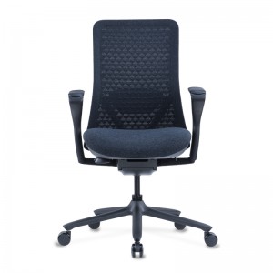 Goodtone Black Fabric Soft Office Chairs