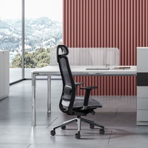 Factory Wholesale Multi-function Office Furniture Mesh Staff Chair Computer Desk Task Swivel Ergonomic Office Chair