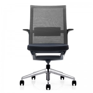 Cadeira de escritório Foshan Cadeira ergonômica barata por atacado com apoio para os pés