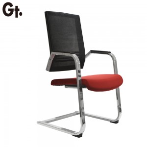 Гальванизируйте стул офиса железного каркаса формы смычка для конференц-зала