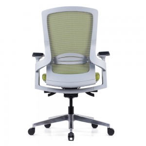 proveedor de sillas de oficina Silla de oficina ergonómica con respaldo medio de malla comercial ejecutiva de diseño simple