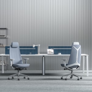 Cel mai bun scaun de birou cu design ergonomic pentru spate. Scaun pivotant pentru computer executiv