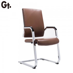 Гальванизируйте стул офиса железного каркаса формы смычка для конференц-зала